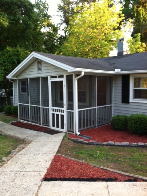 Screened porch