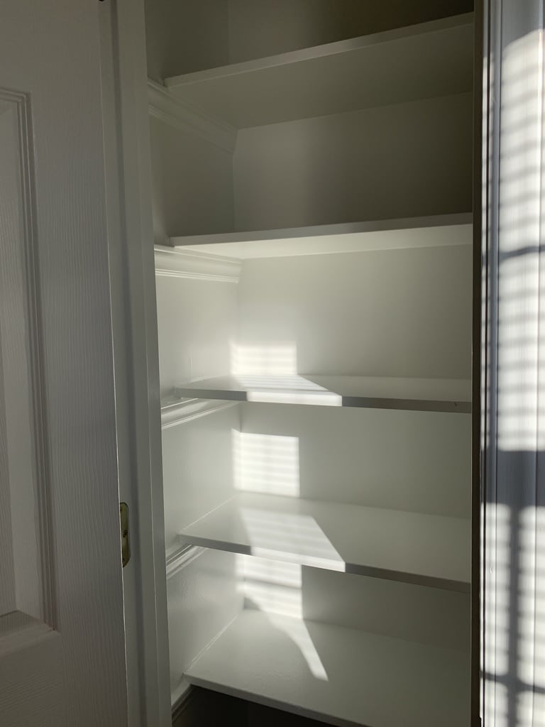 Master linen closet