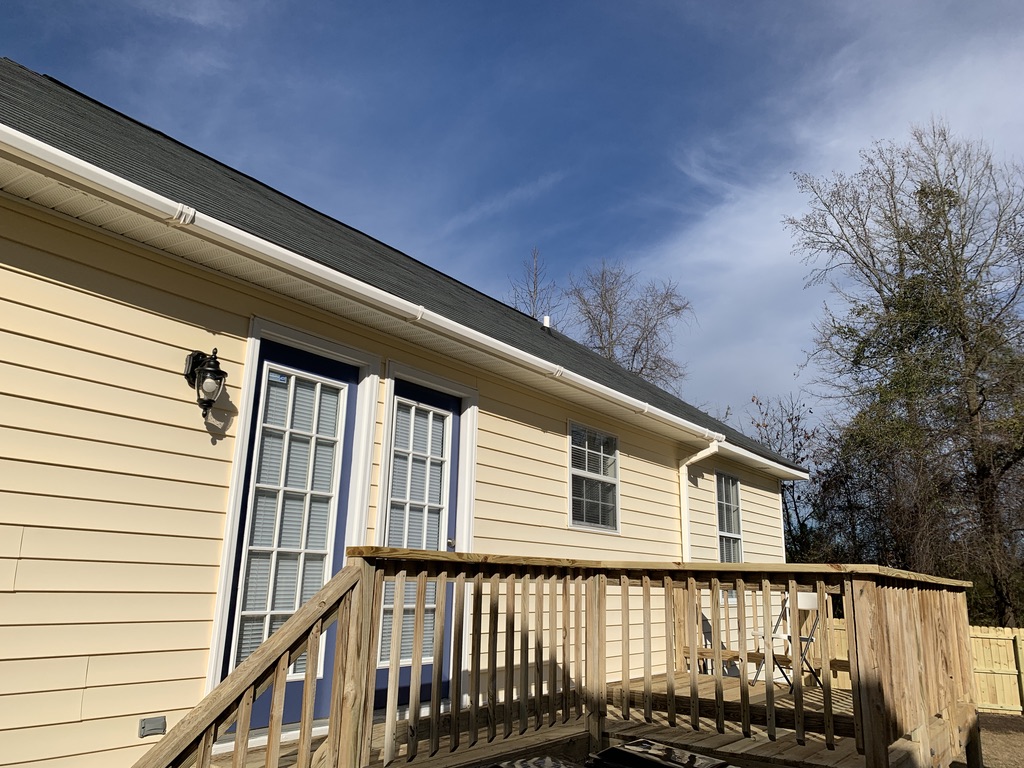 Deck and back of house