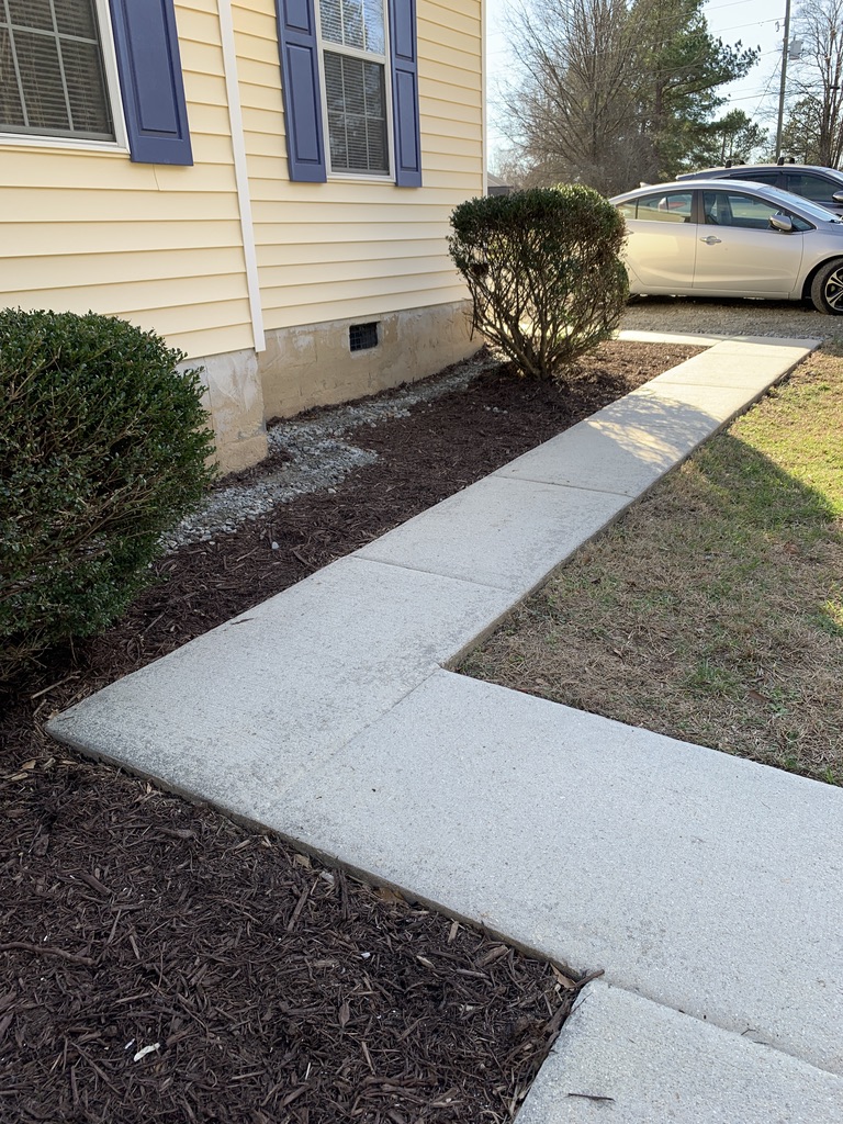 Paved walkway